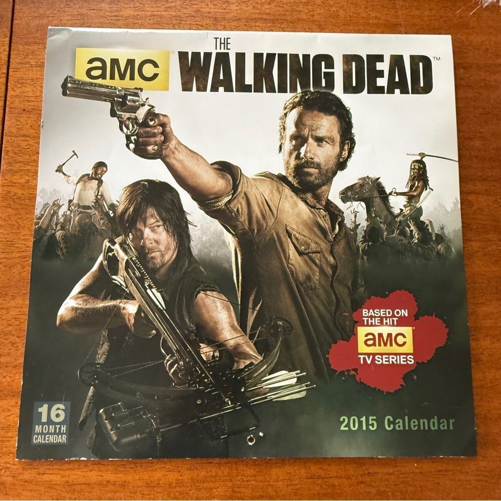 AMC The Walking Dead 2015 16-month Wall Calendar 12” x 12”